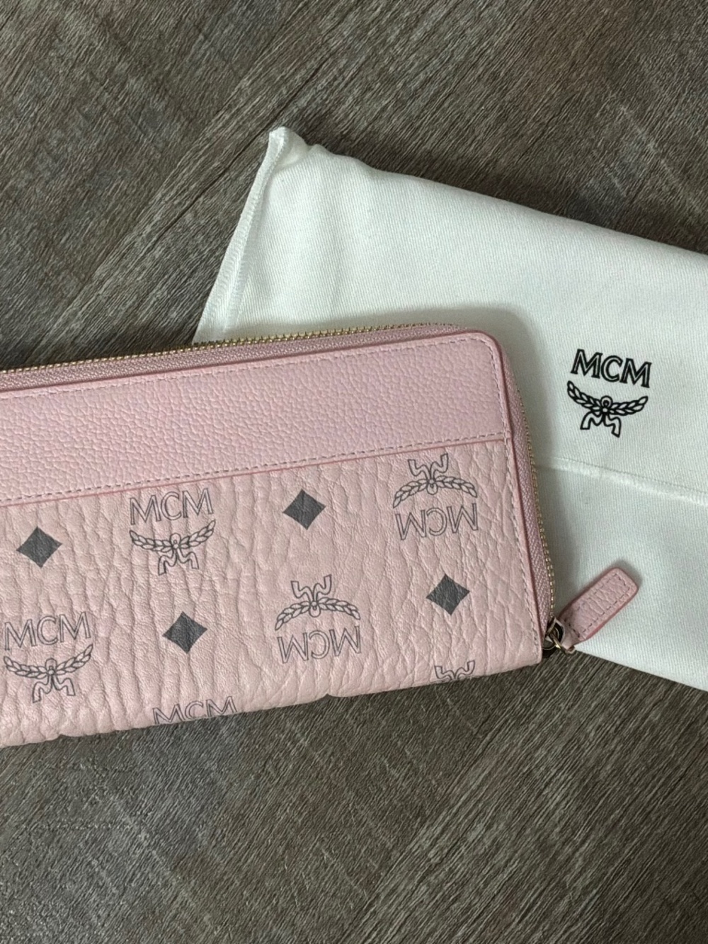 Brand New Pink MCM Wallet